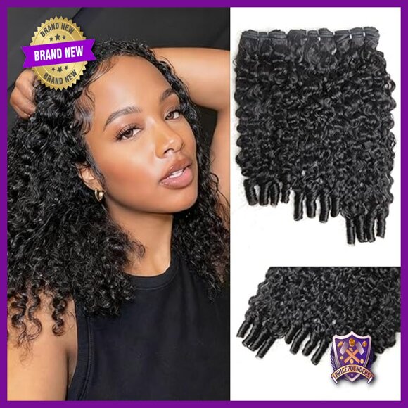 12-16 Inch 3C4A Water Wave Human Hair Extensions, Unprocessed Virgin Brazilian main image 4